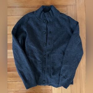 Banana Republic Men’s Button Up Grey Sweater Sz lg